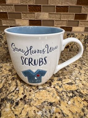 Some Hero’s Wear Scrubs Nurse Mug Doctor Mug Coffee Tea Healthcare Worker